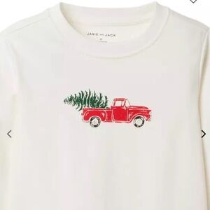 Janie And Jack Holiday Truck Tee Size 6